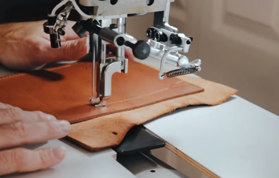 How to Sew leather on an Industrial Sewing Machine