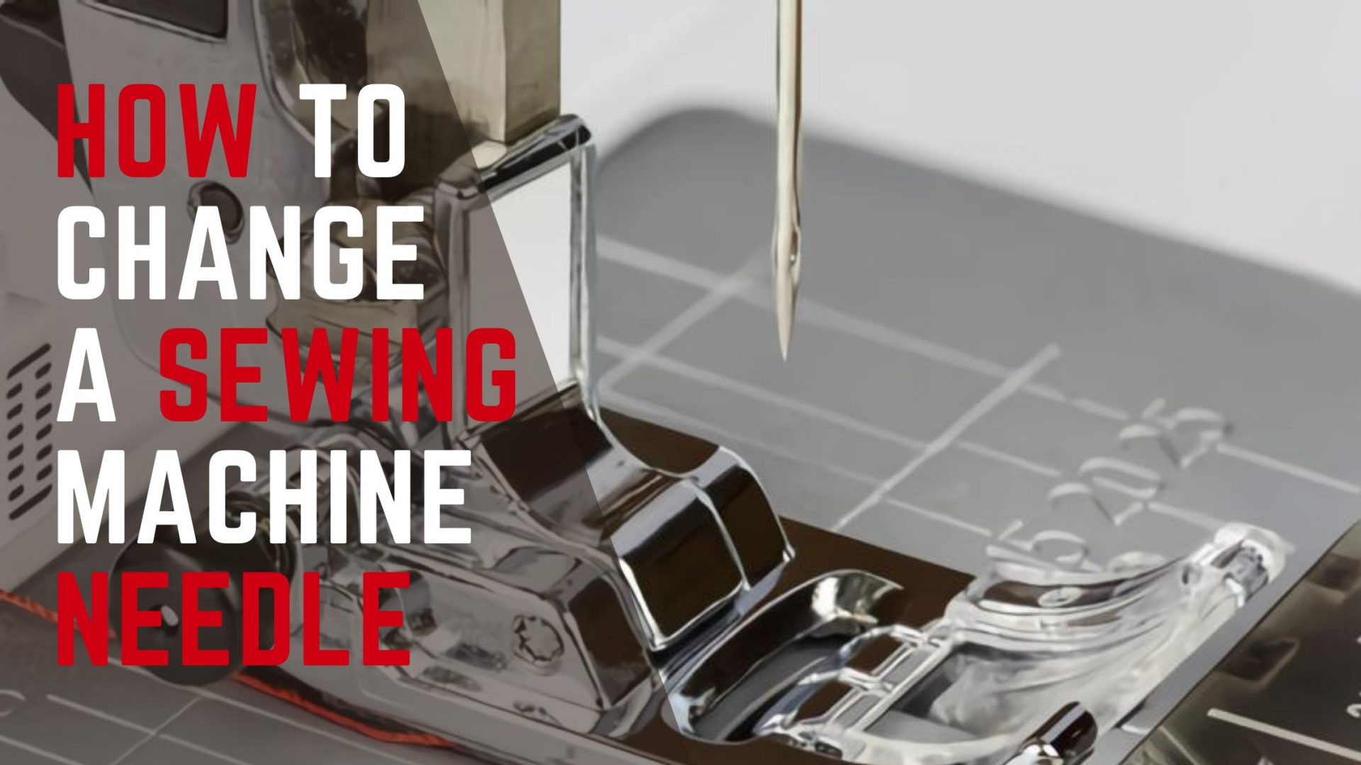 How to Change a Sewing Machine Needle