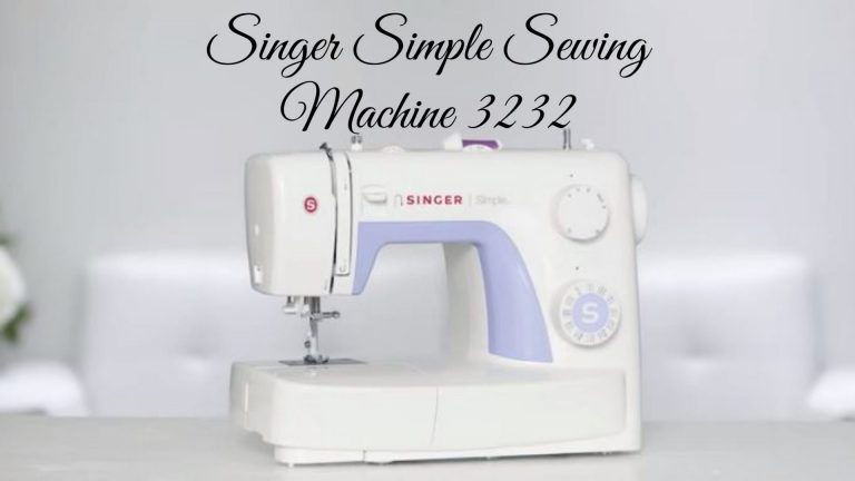 Singer Sewing Machine 3232 Review